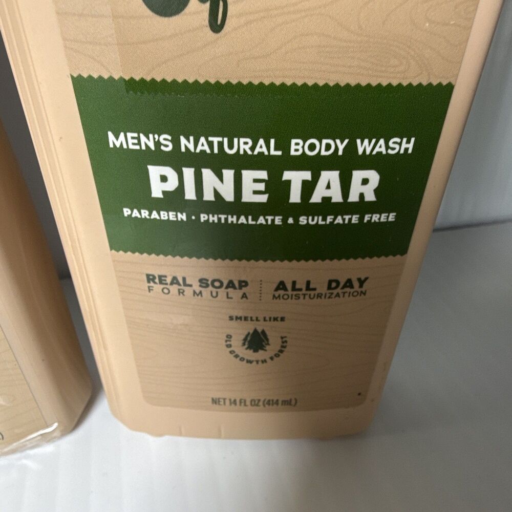 Dr. Squatch Pine Tar 3pc Men's Body Wash Liquid Multipack 14 fl oz - Picture 4 of 7